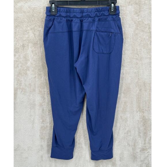 The North Face Pants Womens Small Blue Joggers Stretch Crop Athleisure Workout - Picture 3 of 11